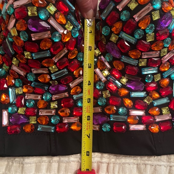 NWT Charmian Rhinestone Push Up Bra Bustier Cropped XL Club-wear Selena - Picture 12 of 13